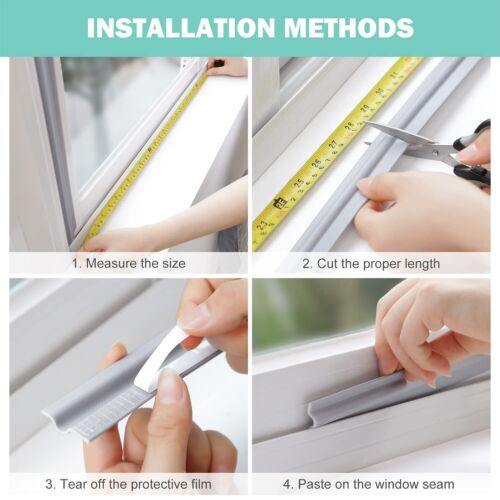 Self Adhesive Door Seal Strip Window Stripping Weather Strips Window House - Picture 3 of 7