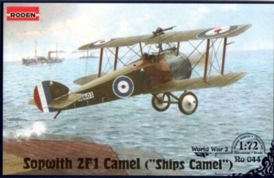 1/72 RODEN RD-044 SOPWITH 2F1 CAMEL (NAVY CAMEL - HMS QUEEN ELIZABETH)