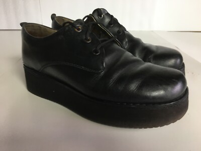New in box mens black samuel hubbard leather shoe 10 Men main image 4