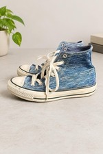Converse Chuck Taylor All Star High Top Shoes Size 7 Blue Space Dye