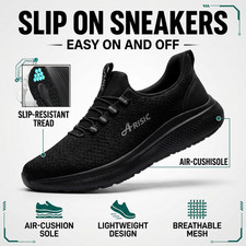 Men Non Slip Work Shoes Waterproof Chef Kitchen Restaurant Food Service Sneakers
