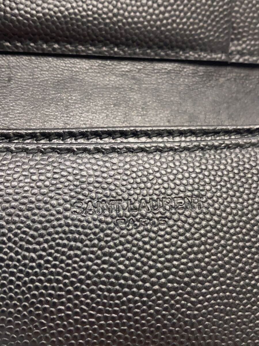 SAINT LAURENT Card Case Leather BLK Men's 469338 thumbnail 3