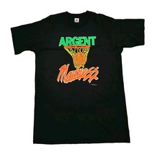 Argent Madness Single Stitch Black T-Shirt Size XL Made In USA