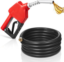 3/4" NPT Automatic Fuel Nozzle with 20Ft Hose, Max Rate 11.8 GPM, Auto Shut off