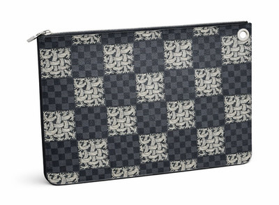 Louis Vuitton x Christopher Nemeth Damier Graphite Pochette Jour GM/Document