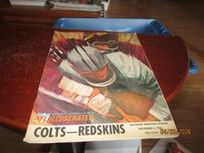 Nov. 6,  1966 Baltimore Colts Football Program vs. Washington Redskins - FAIR