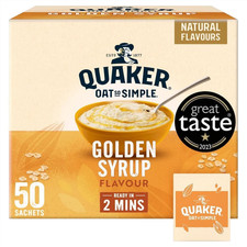 Image of Quaker Oat So Simple Golden Syrup Porridge Sachets 36g x 50 Pack