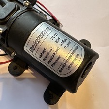 Micro Diaphragm water pump 60W 5L per min 0.8 Mpa DC 12V Campervans, Ponds,