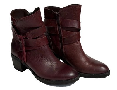 Women's JANA Stiefelette Ankle Boot - size 7.5 (EU 38) color Bordeaux - REDUCED