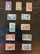 Timbres France 1936 - YT 309 à 319 - N*