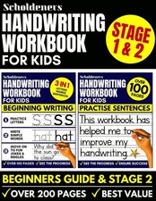 Handwriting Workbook for Kids: Handwriting Practice Book Handwriting for Be...
