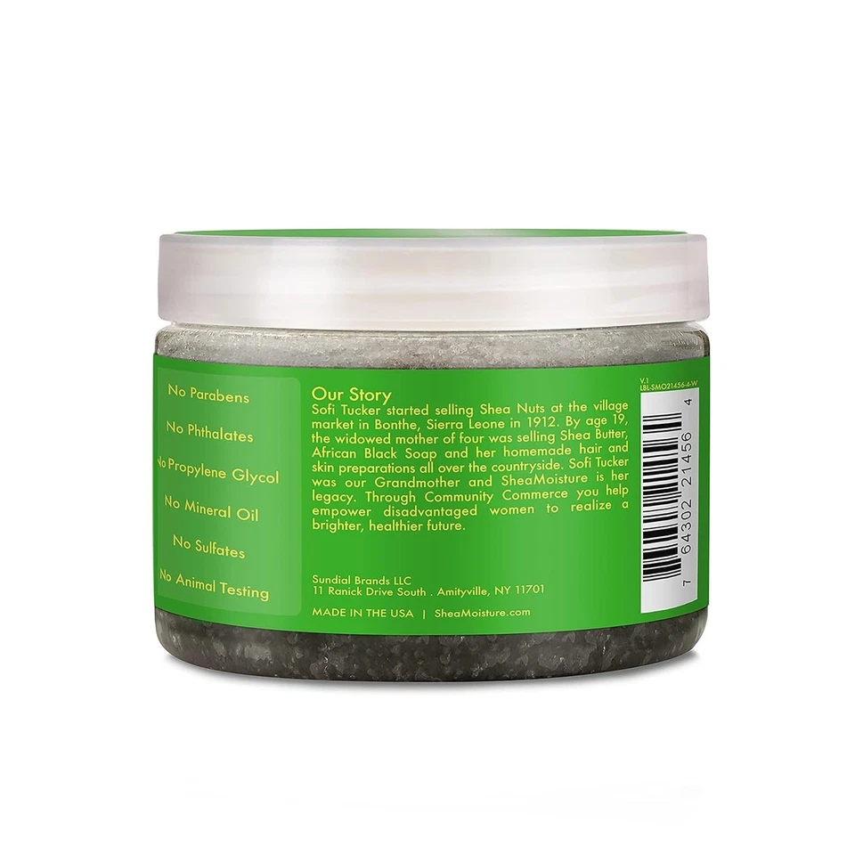 (2) Shea Moisture African Water Mint & Ginger Hand & Body Scrub 12 Ounce Each - Image 3 of 4