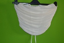 Gina Tricot womens cream corset / basque style top Size L