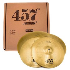 Wuhan WU457 Brass Cymbal Pack - 4 Pieces