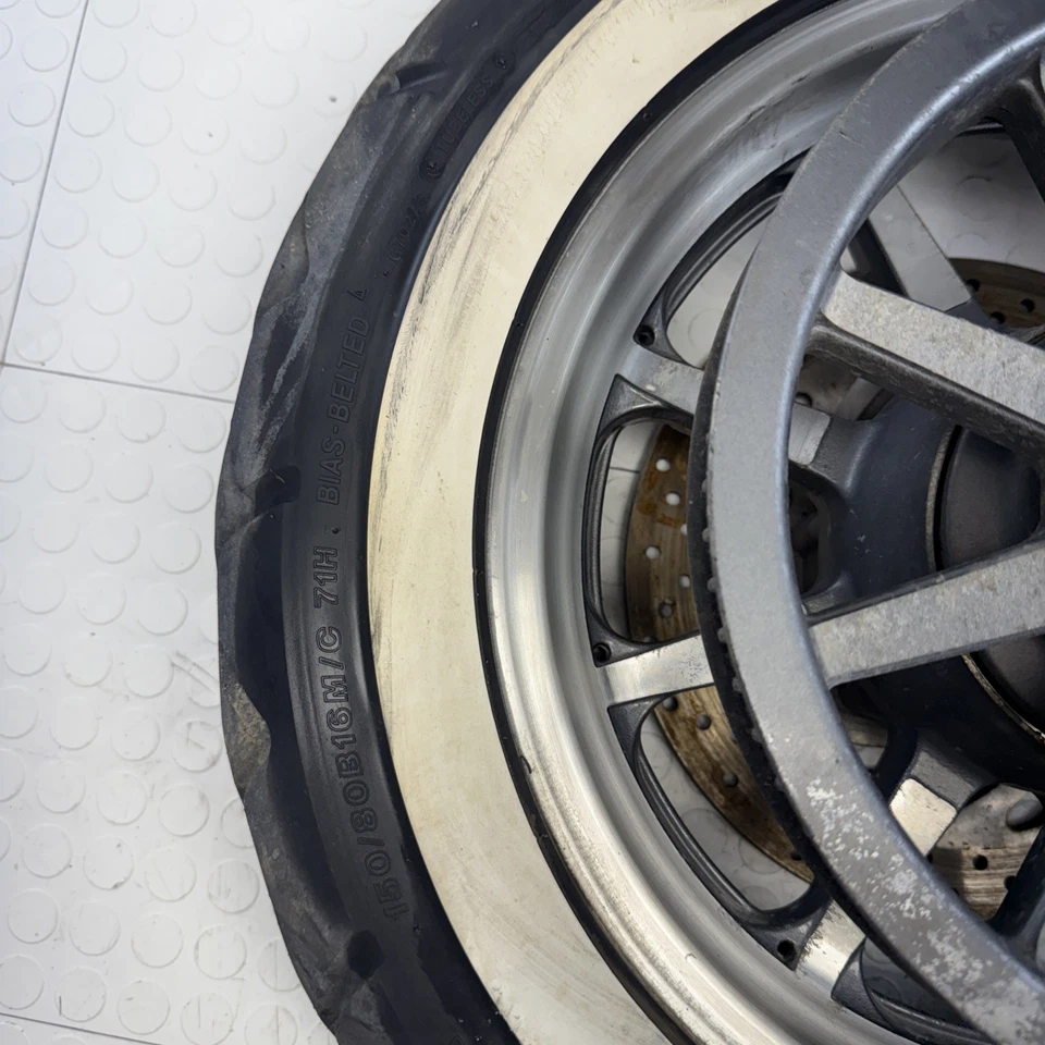 2006 02-09 Yamaha Road Star XV1700 задний обод колеса видео 16x3,5 OEM прямой - Изображение 3 из 4