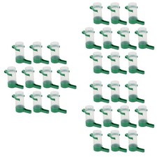 3 Pieces Drinking Bowl Bird Waterer Dispenser for Cage Automatic Birds