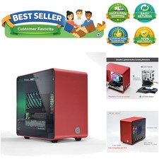 Innovative Aluminum Mini Tower Case for Raspberry Pi 5 with Ambient RGB