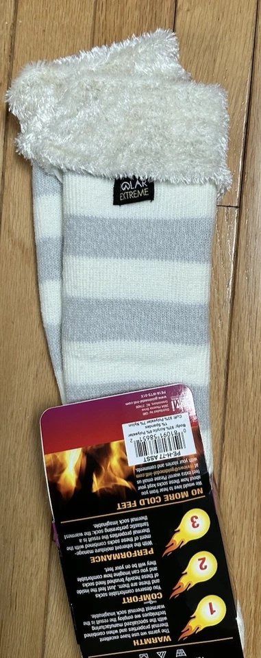 Solar Extreme women size 9-11 acrylic blend insulated thermal boot socks - Image 3 of 3