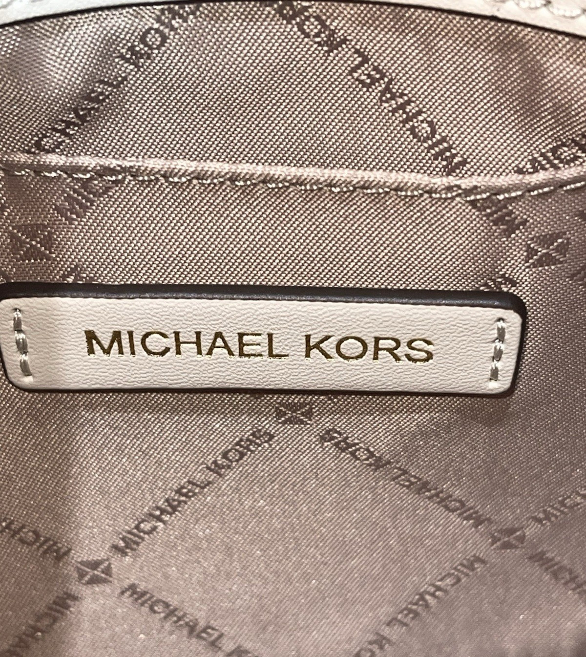 MICHAEL KORS MARILYN SMALL MESSENGER CROSSBODY SATCHEL BAG MK LUGGAGE BROWN GOLD thumbnail 12