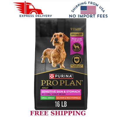 Purina Pro Plan Sensitive Skin & Stomach Small Breed Adult Dry Dog 16LB