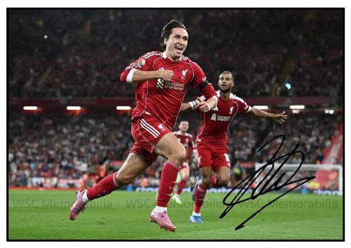 11296. Federico Chiesa Signed Pictures (A4 Prints) Liverpool Juventus Italy etc.