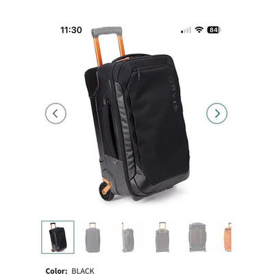 Orvis Trekkage LT Adventure 40L Carry-On Roller Bag