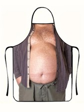 Funny Kitchen Apron Beer Belly Mens Novelty Cooking Party BBQ Adult Gag Gift