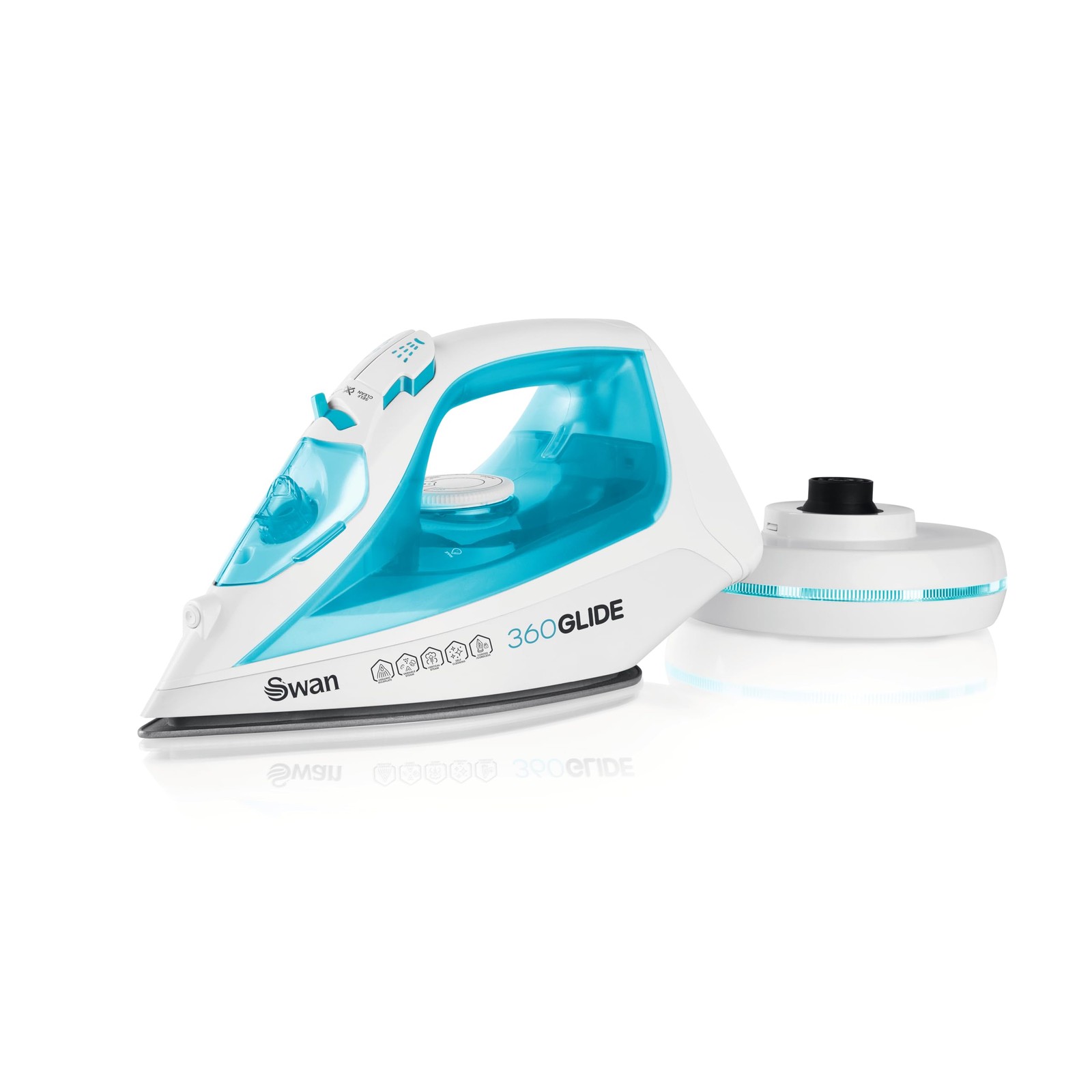Swan Unisex Blue 2600W Cord/Cordless Iron In - Image 6