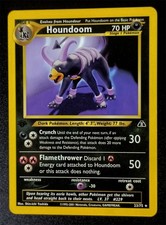 Houndoom 23/75 Rare 1st edition Non Holo Neo Discovery NM With Free  Shipping on eBay
