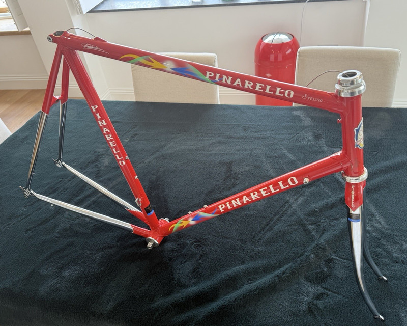 Pinarello Stelvio Frame & Fork, Frameset 58cm 700C