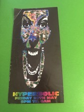 Hyperbolic Rave Flyer Rare Vintage Collectable Kings Lynn Speedway Stadium