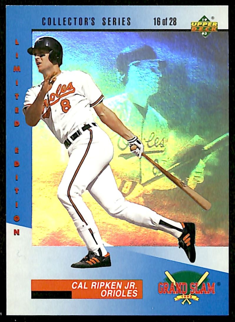 1993 Upper Deck Denny's Grand Slam Holograms #16 Cal Ripken Jr. Baltimore