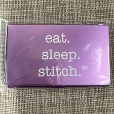 Eat Sleep Stitch - Magnet Needle Case - by Accoutrement Designs