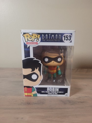 #ad #ad Funko Pop Heroes DC Comics Batman The Animated Series Robin #153 Vaulted 2016 $25.00