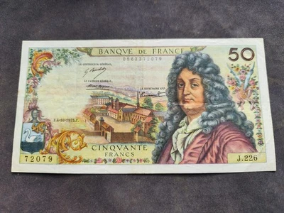 50 Francs Racine (4-10-1973) (Ref 3995) - Photo 1/2