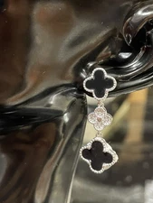 Aretes Clover Trio , Plata 925. 6.5 Gramos