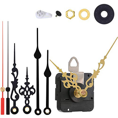  Non-Ticking Hands Quartz DIY Wall Clock Movement Mechanism Battery Operated 