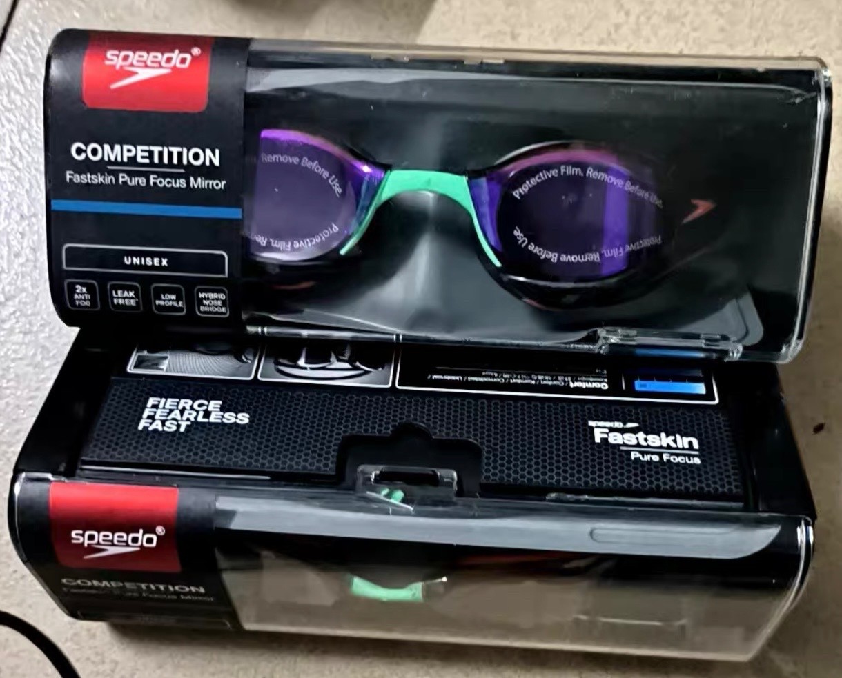 Speedo Fastskin Pure Focus Mirror Goggle Brand New