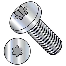 ZORO SELECT MI52514583 M5-0.80 x 25 mm Torx Pan Machine Screw, Zinc Plated