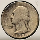 1935  Washington Silver Quarter Exact Coin Shown (Lot 0946)