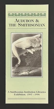 1997 Washington DC Audubon Exhibition Smithsonian Libraries VTG Travel Brochure
