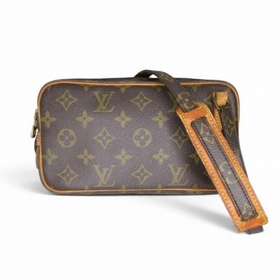Authentic Louis Vuitton Pochette Marly Bandoulière Monogram M51828