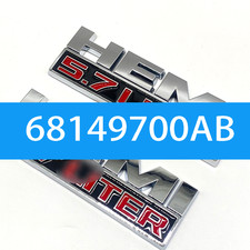 2pcs For 150 5.7 Liter Side Fender Emblem Chrome Red Badges 3d Decal 2pcs For 150 5.7 Liter Side Fender Emblem Chrome Red Badges 3d Decal