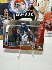 2024 Panini Donruss Optic Saquon Barkley Insert  Eagles Chain Reaction 4