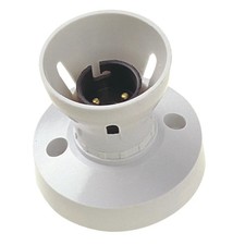 Ceiling Light Batten Holder T1 Deep Base HO Skirt 3 x Terminals Lyvia Electrical