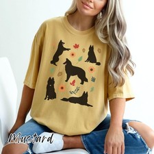 Mens Heavyweight T-Shirt Graphic Belgian Sheepdog Tervuren Women Unisex