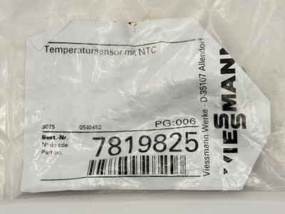 Viessmann Temperatursensor NTC 7819825 Temperaturfühler Sensor Heizung