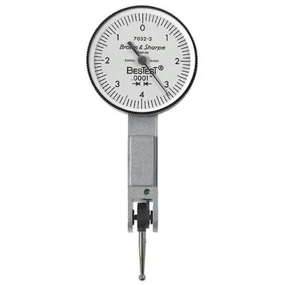 Tesa Brown & Sharpe 599-7032-3 Dial Test Indicator, Hori, 0 To 0.008 In