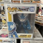 FUNKO POP MARVEL RIVALS #1218 VENOM VINYL FIGURE CHASE BLUE  With protector
