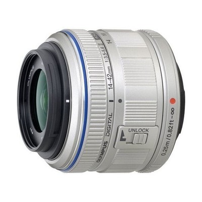 Used  Excellent Condition OLYMPUS M.ZUIKO DIGITAL 14 42mm F3.5 5.6 II Silver